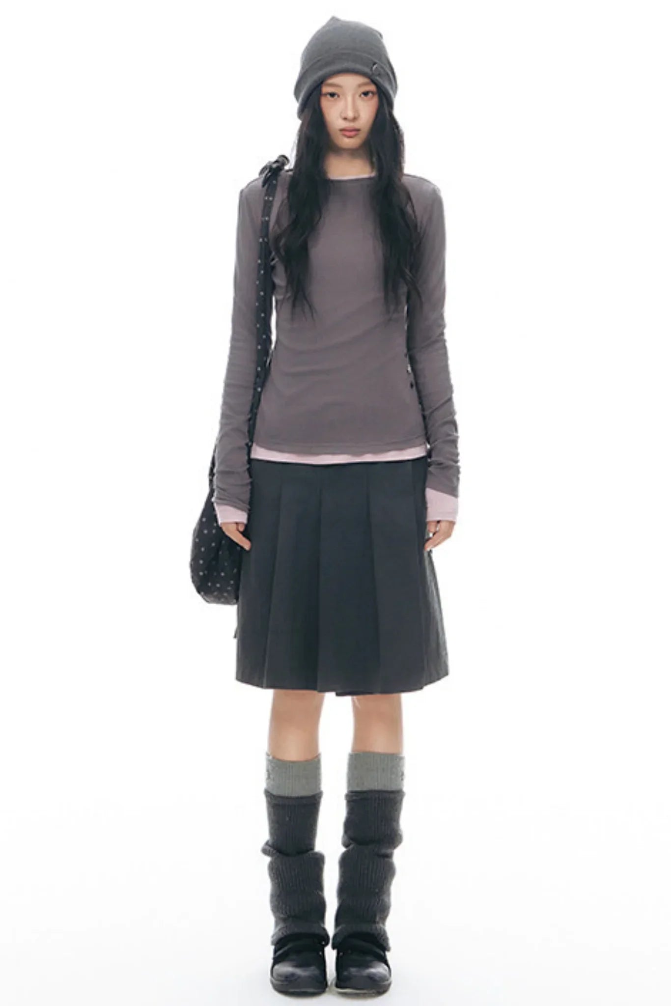 Decorative Button Layered Top