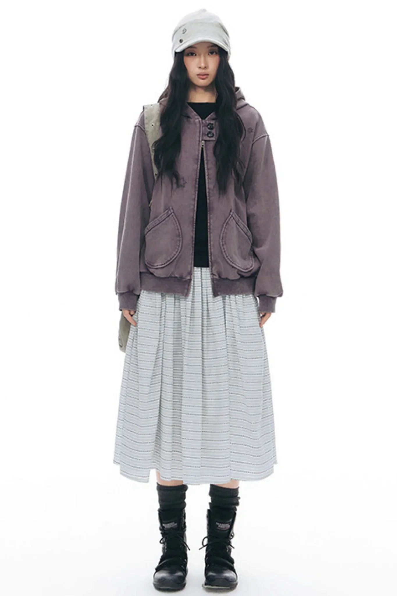 Decorative Button Layered Top