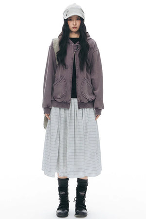 Decorative Button Layered Top