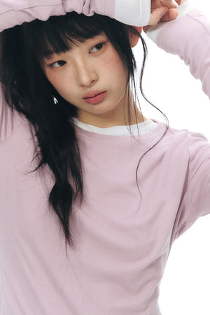 Decorative Button Layered Top