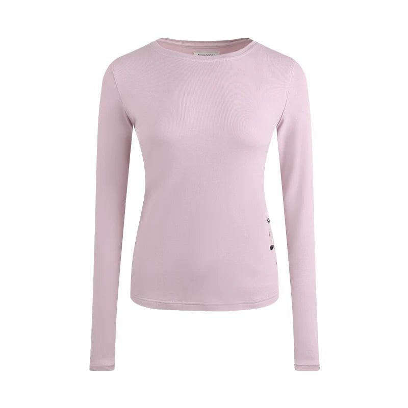 Decorative Button Layered Top