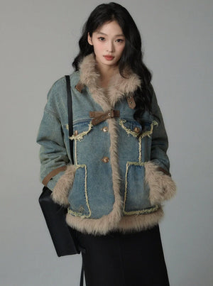 denim cotton suit jacket
