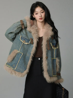 denim cotton suit jacket