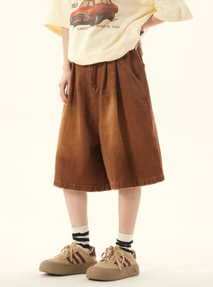 Denim Cropped Pants