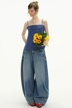 Denim Echo High-Waisted Jeans