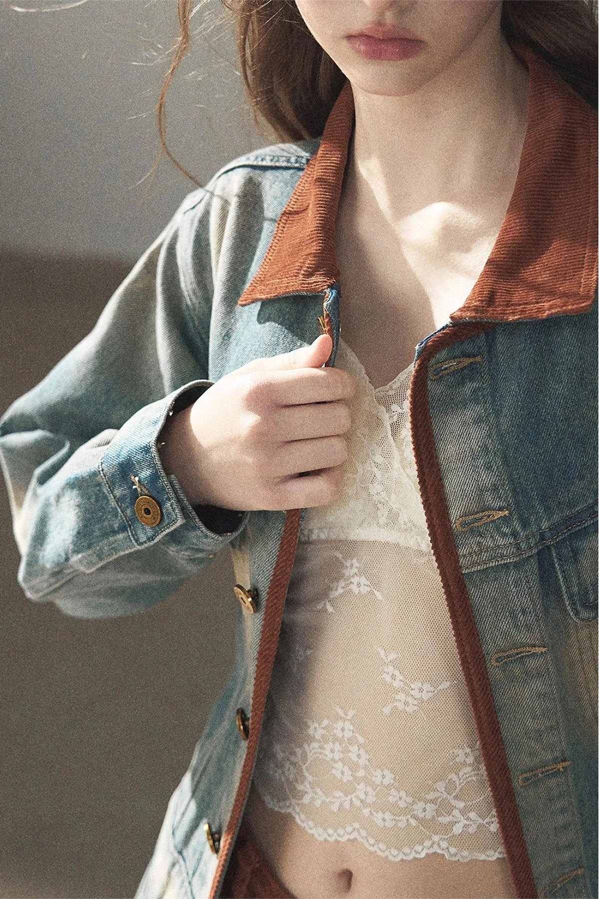 Denim Jacket & Skirt Suit Set-Up