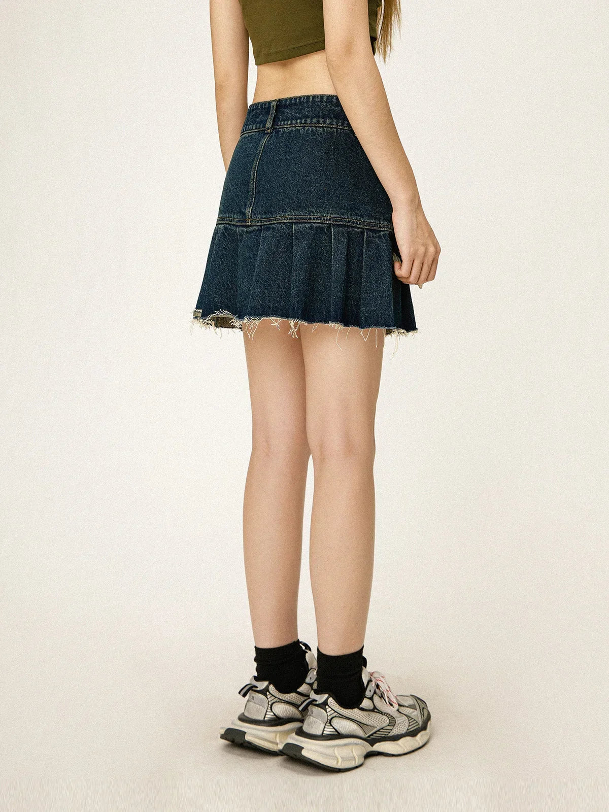 Denim Temperament Skirt
