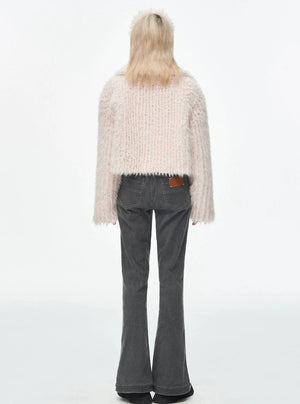 Denim Vintage Slightly Flared Pants