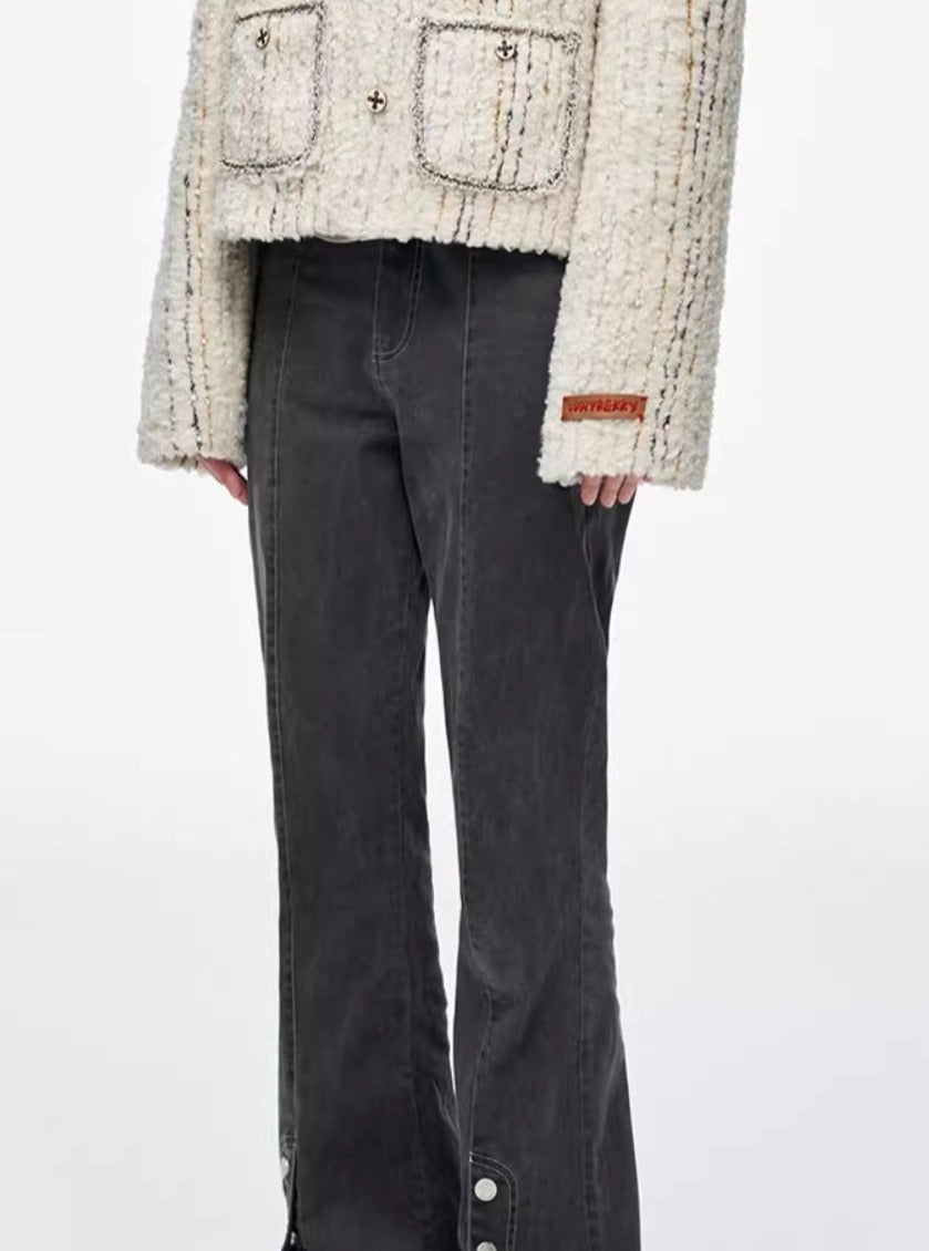 Denim Vintage Slightly Flared Pants