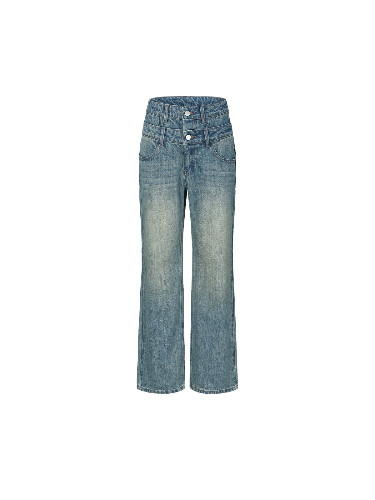 Denim Wide-Leg Pants