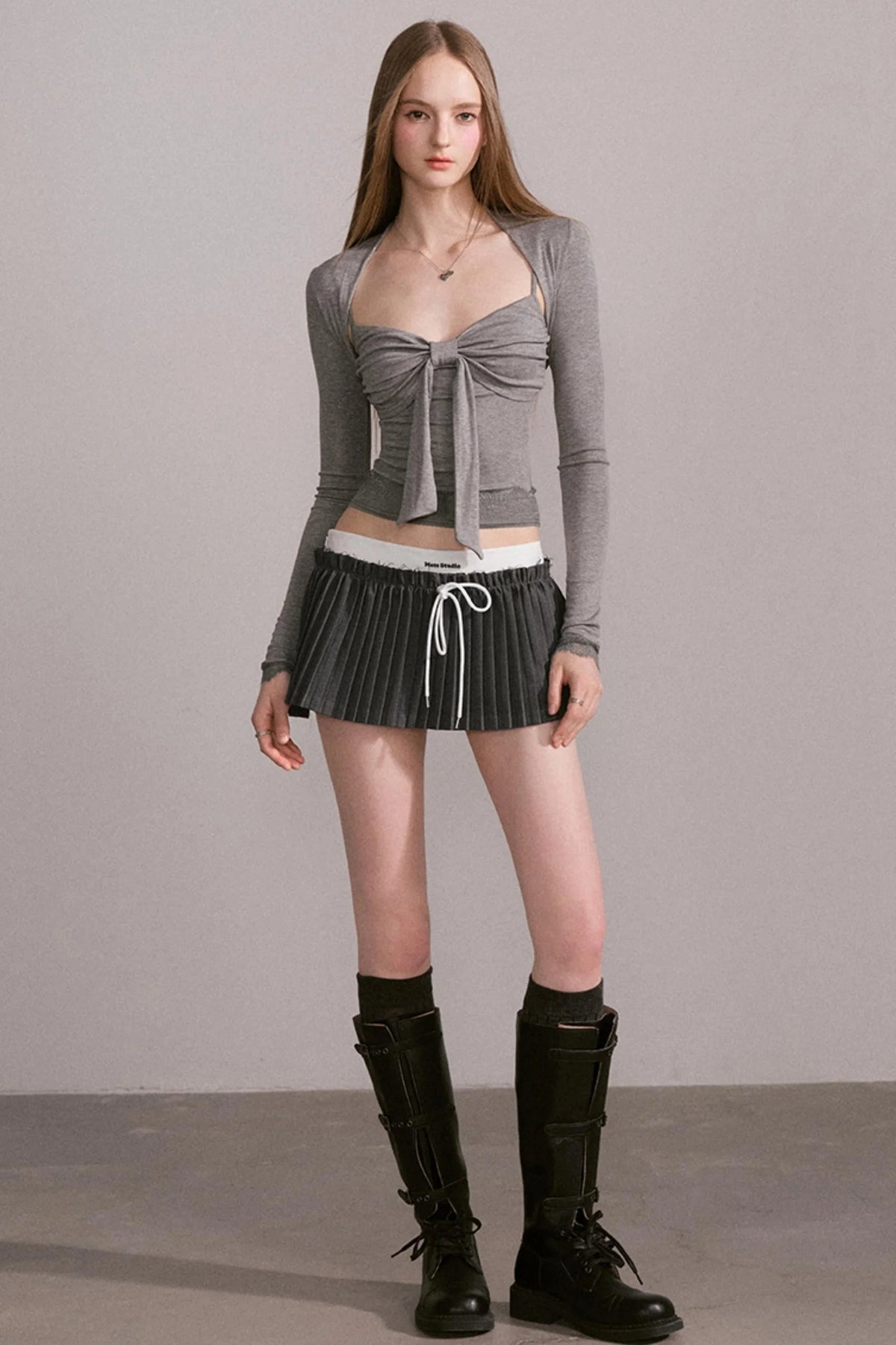 Design Sense Bow Waist Suspender Set