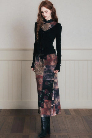 Desire Lace-Up Knitted Cardigan