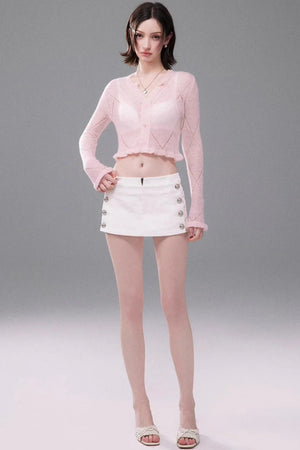 Detachable Corduroy Skirt