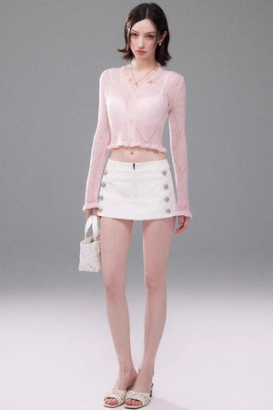 Detachable Corduroy Skirt