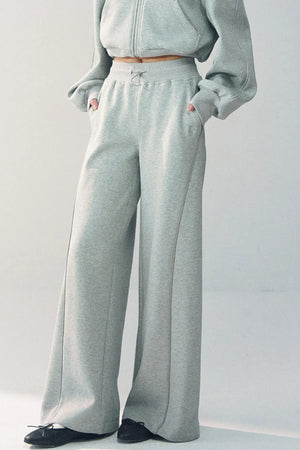 Detachable Fur Collar Sweatshirt Jacket Set-Up