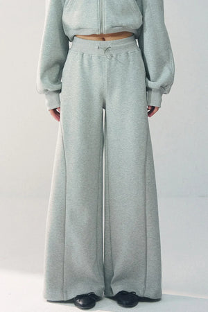 Detachable Fur Collar Sweatshirt Jacket Set-Up