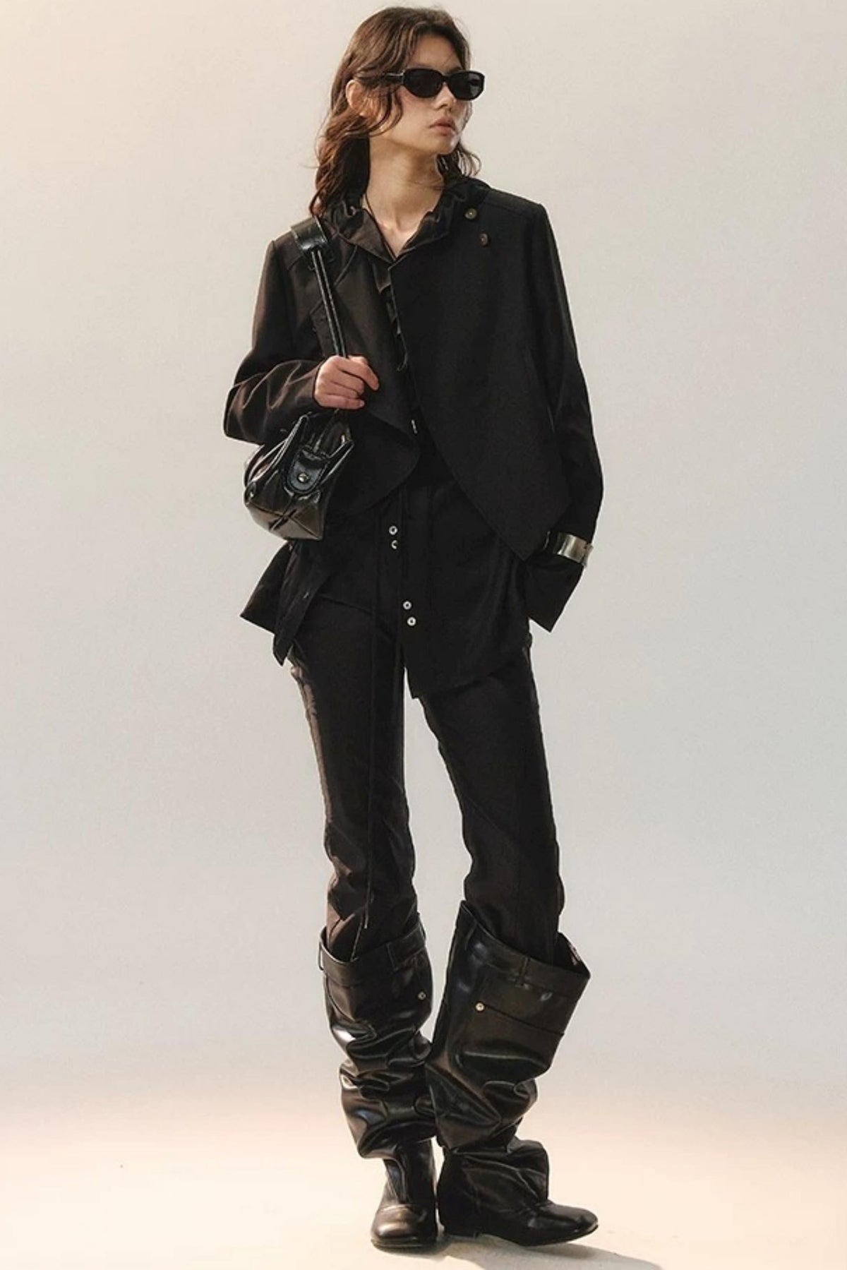 Detachable Lace Irregular Pants