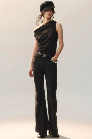 Detachable Lace Irregular Pants