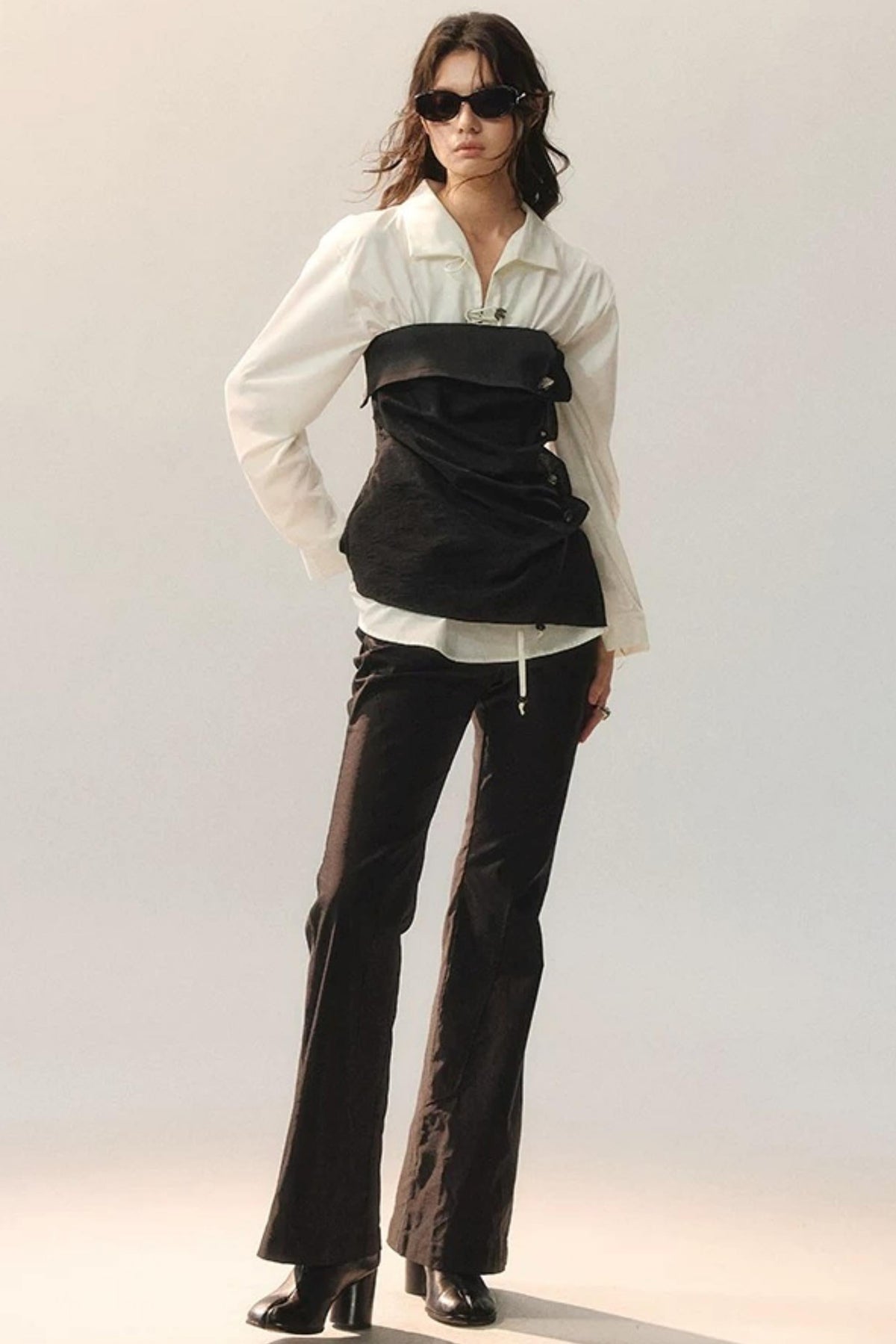 Detachable Lace Irregular Pants