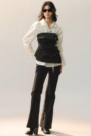 Detachable Lace Irregular Pants