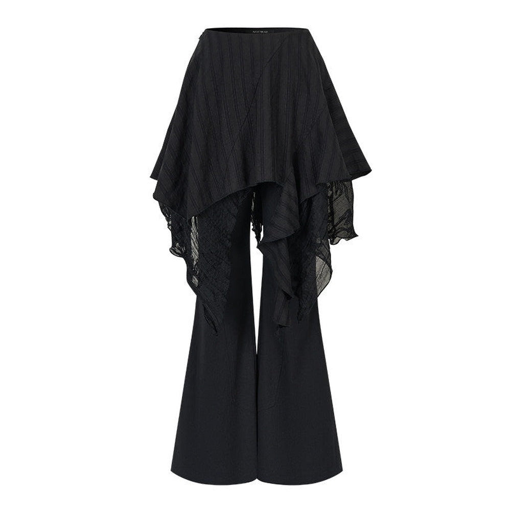 Detachable Lace Irregular Pants