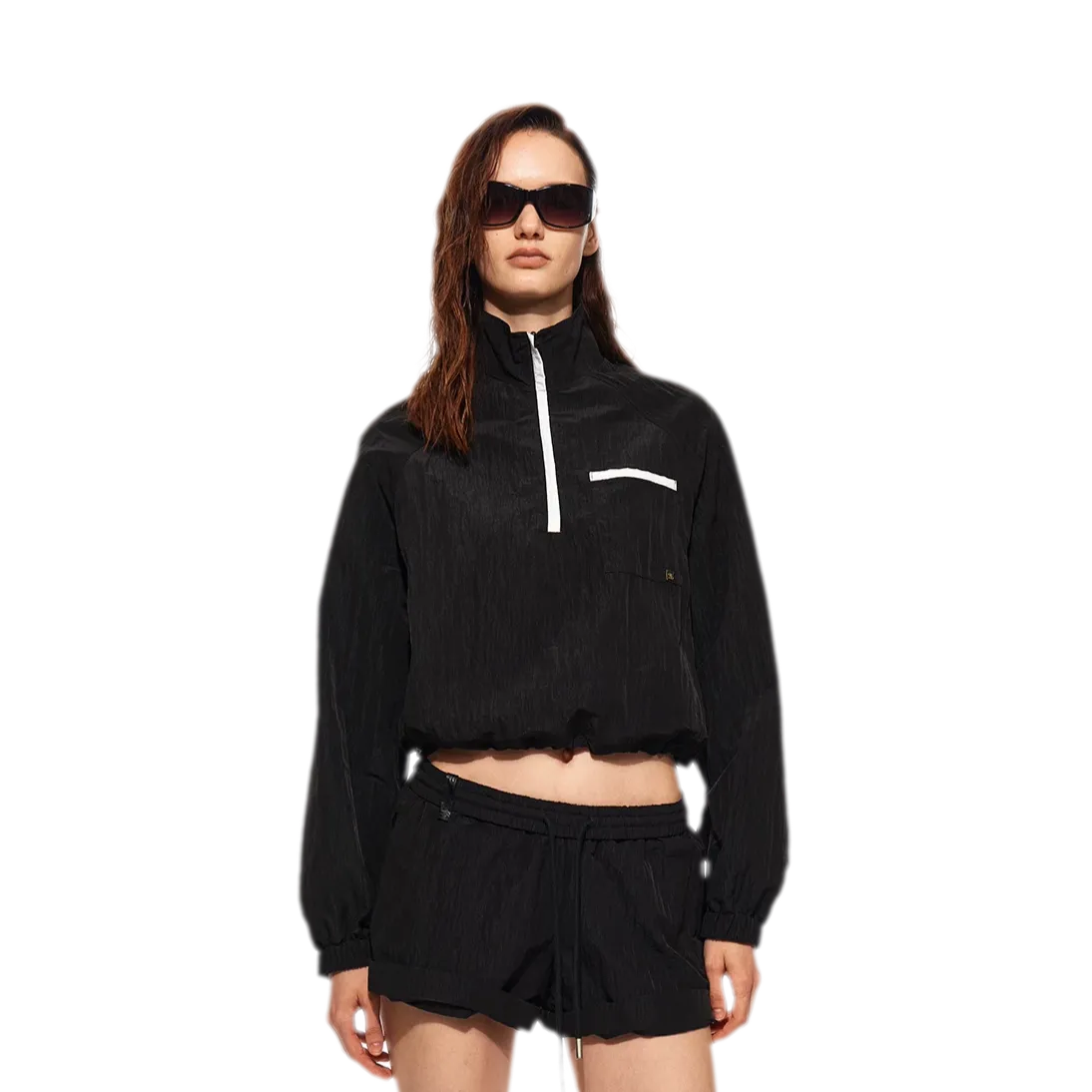 Sun-Protective Raglan Shorts Set