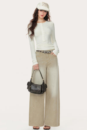 Diamond High-Waisted Jeans