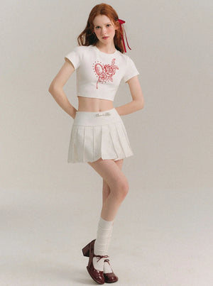 Diamond Roses Babes Short Sleeve T-Shirt