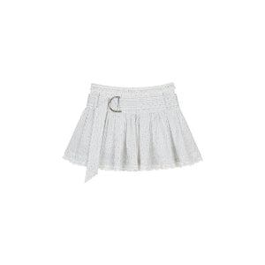 Diamond Striped Lace Panelled Set-Up