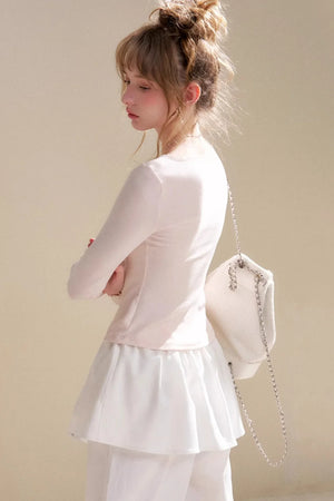 Disordered Lace Patchwork Top