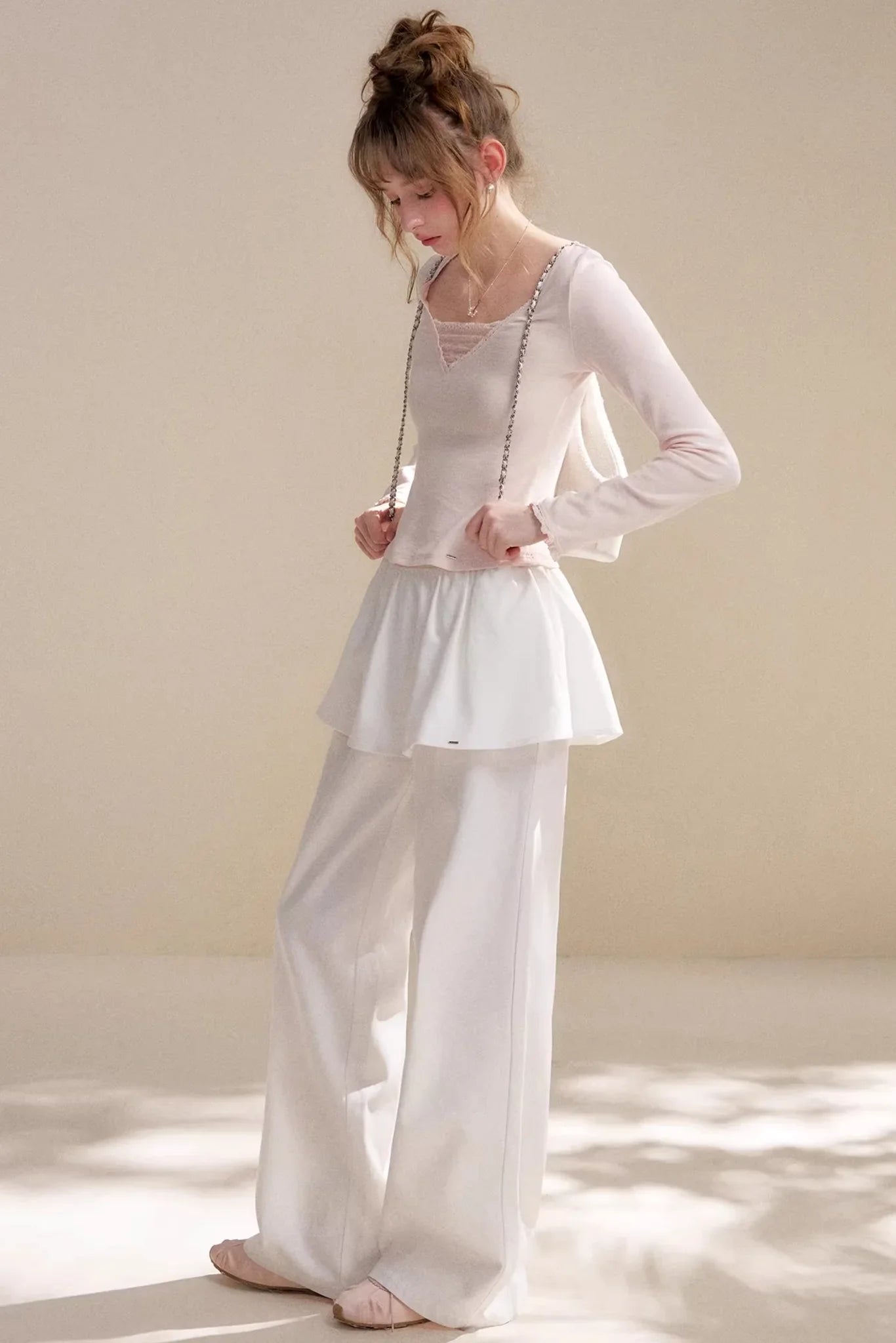 Disordered Lace Patchwork Top