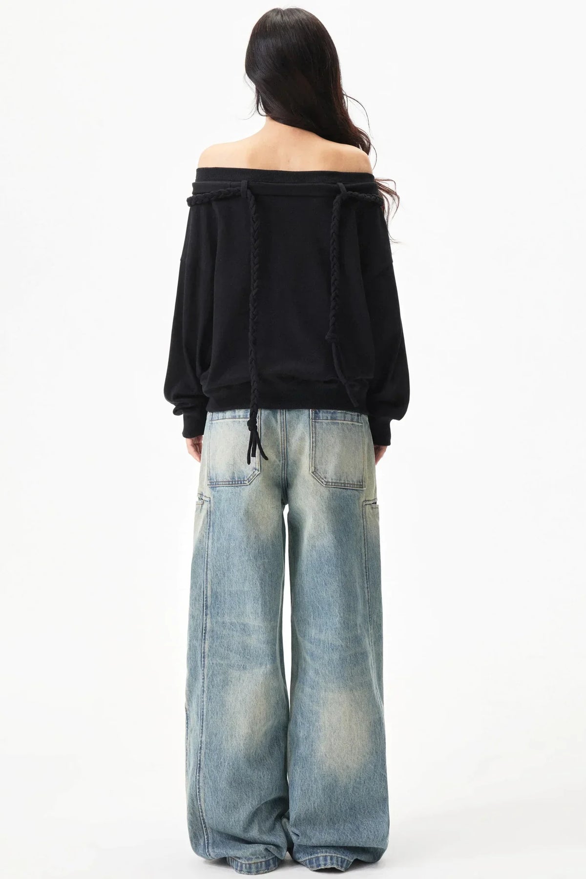 Distressed Denim Pants