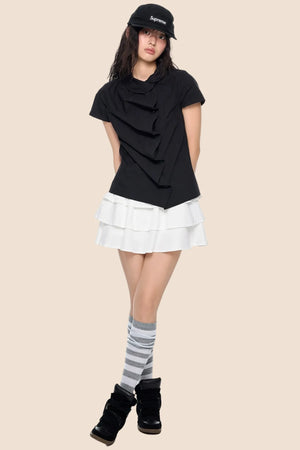 Doll Collar Plaid Blouse