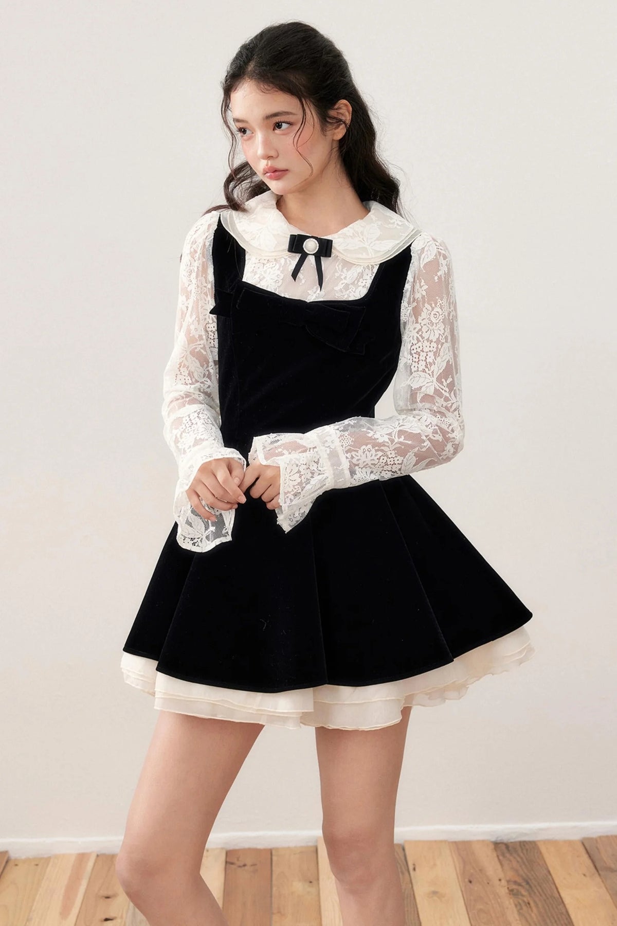 Doll Collar Princess Style Lace Dress