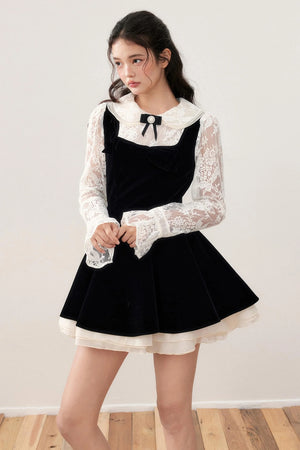 Doll Collar Princess Style Lace Dress
