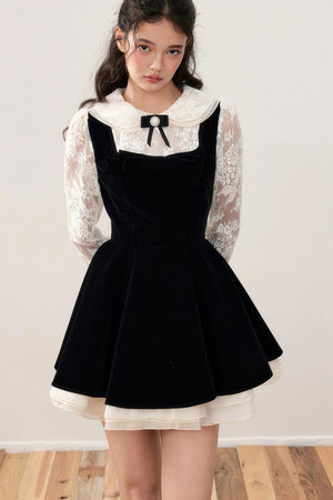 Doll Collar Princess Style Lace Dress