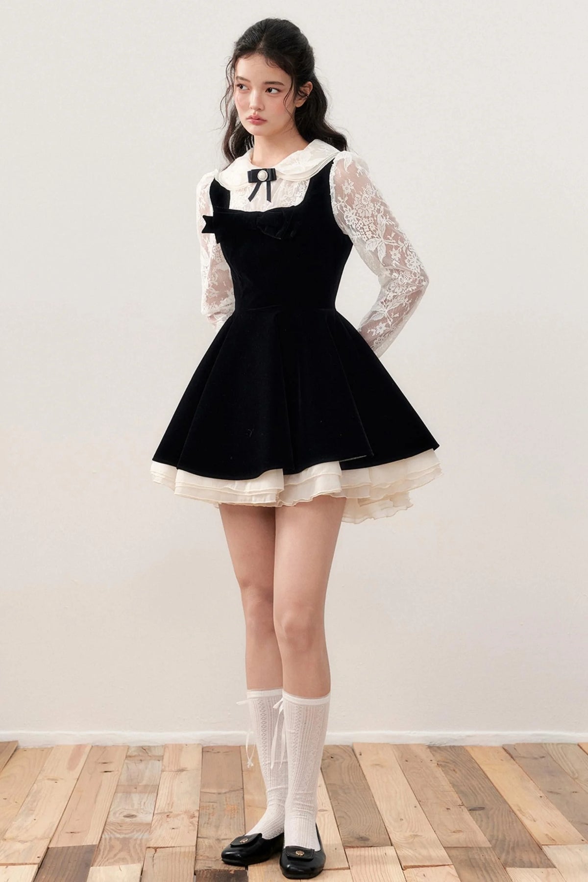 Doll Collar Princess Style Lace Dress