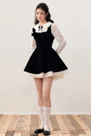 Doll Collar Princess Style Lace Dress