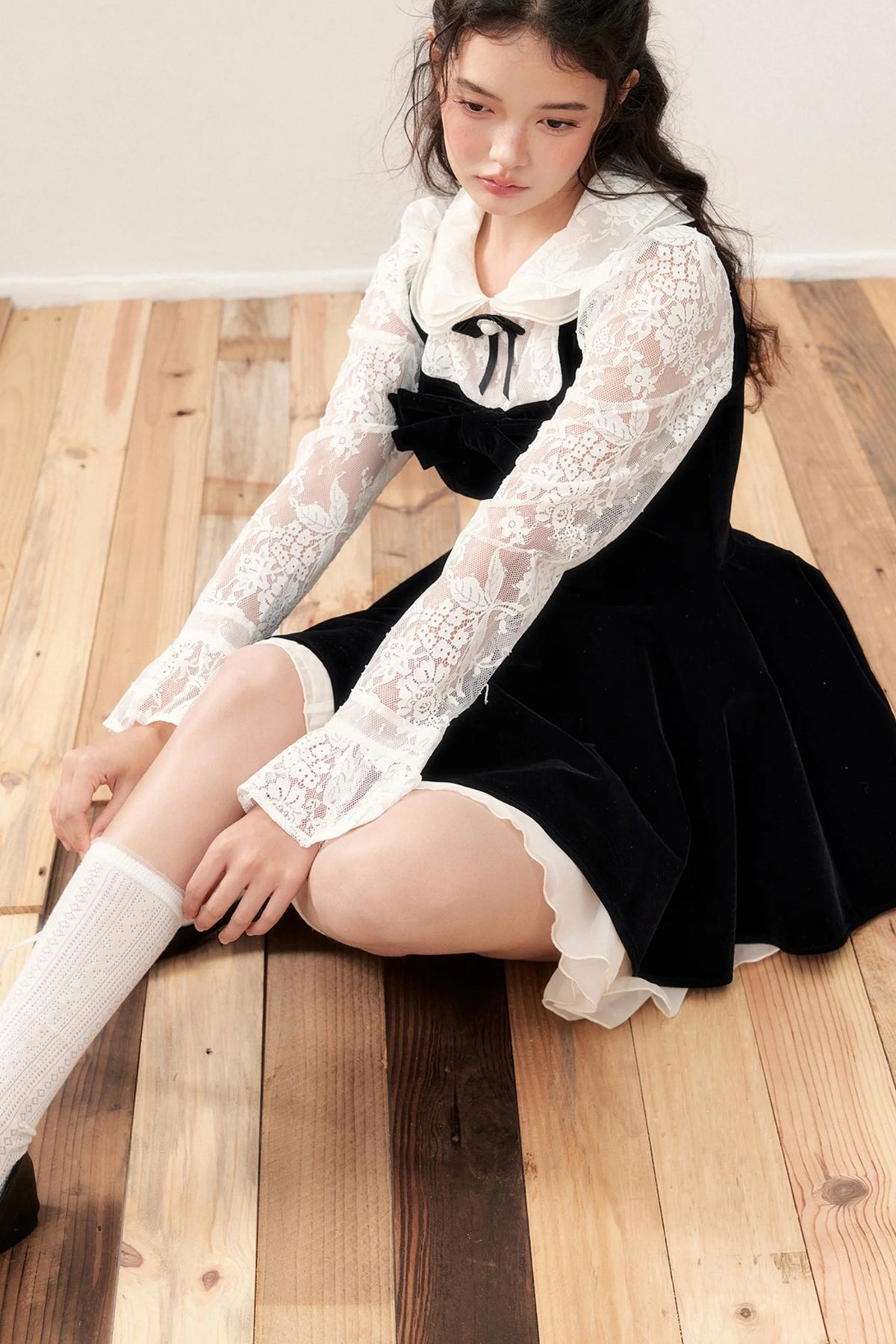 Doll Collar Princess Style Lace Dress