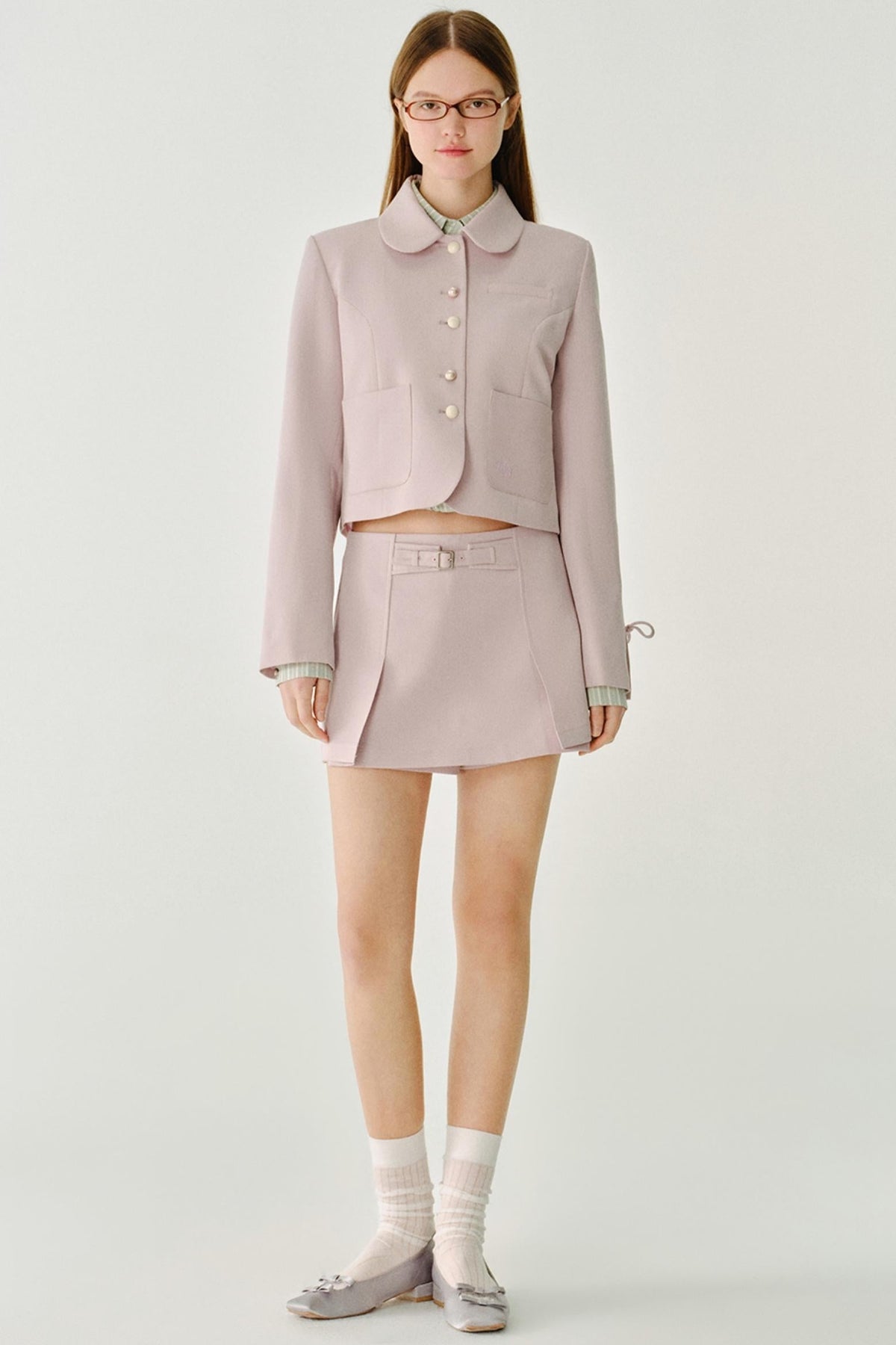 Doll Collar Short Coat