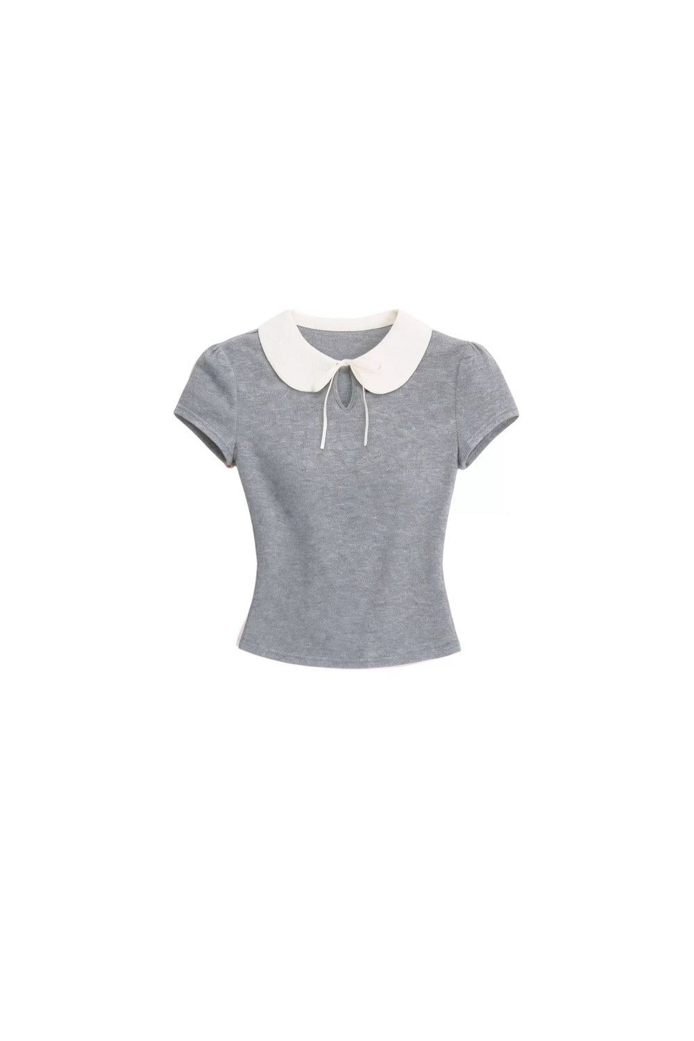 Doll Collar Short Sleeve Top