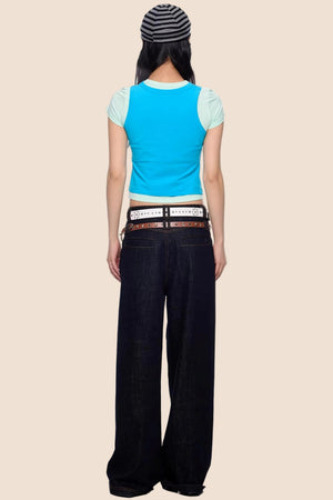 Dopamine Retro Slim-Fit Top