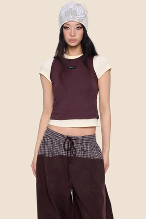 Dopamine Retro Slim-Fit Top