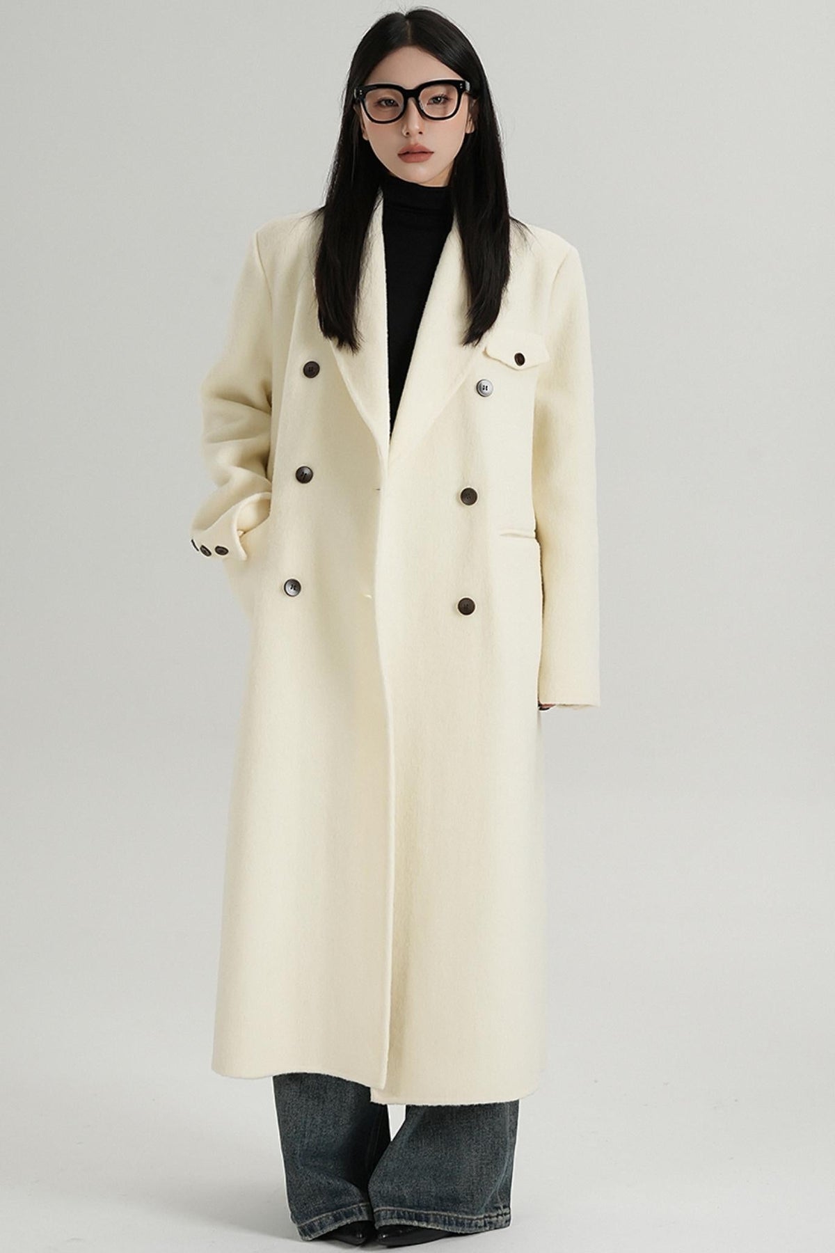 Double-Faced Tweed Wool Jacket