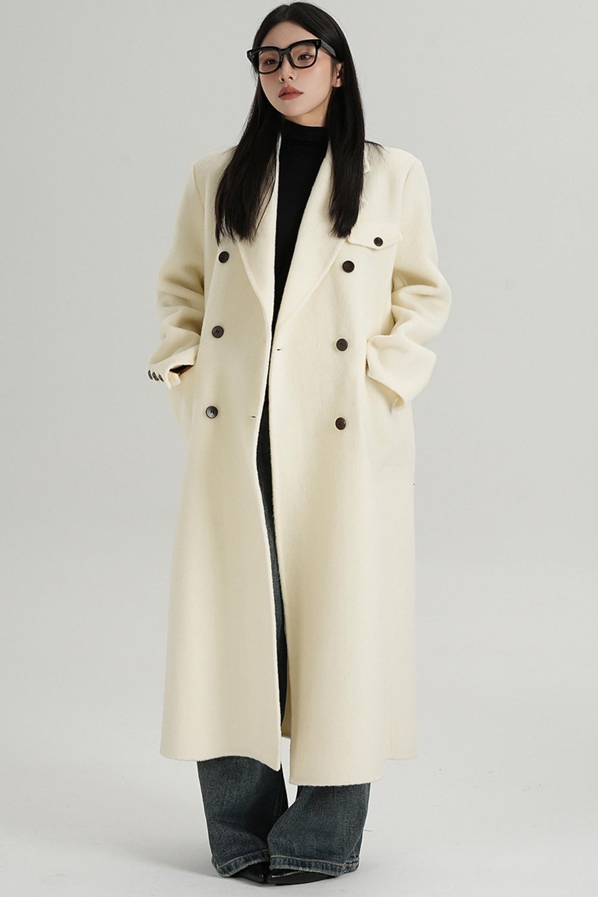 Double-Faced Tweed Wool Jacket