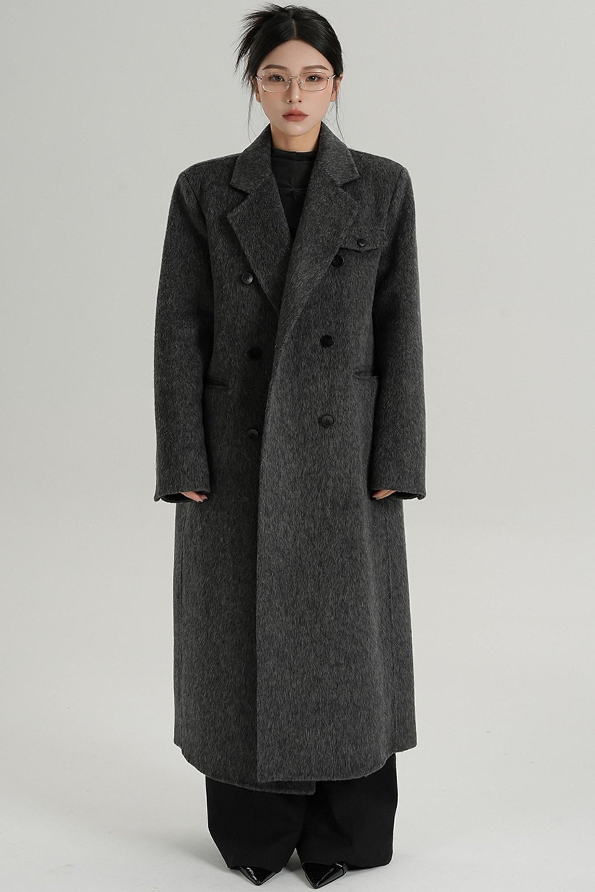 Double-Faced Tweed Wool Jacket