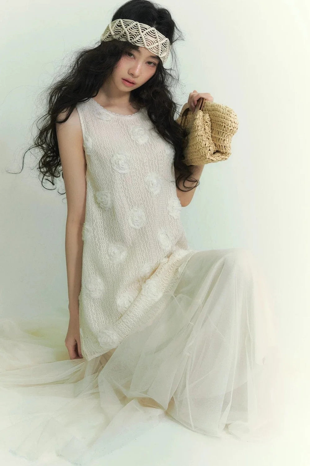 Double-Layer Mesh Fairy Skirt