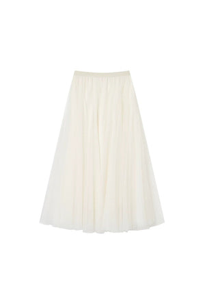 Double-Layer Mesh Fairy Skirt