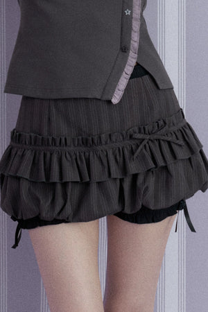 Double Ruffle Pantalet Skirt