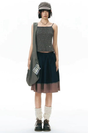 Double-Sided Button Crossbody Bag